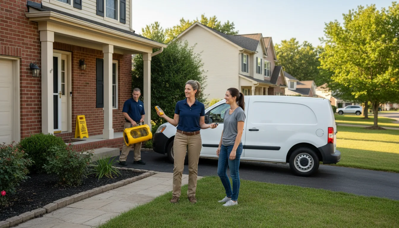 Residential water damage restoration in Ridgeland, MS